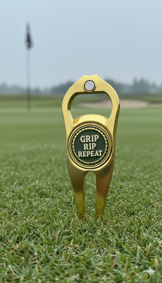 Gold Divot Tool & Ball Marker