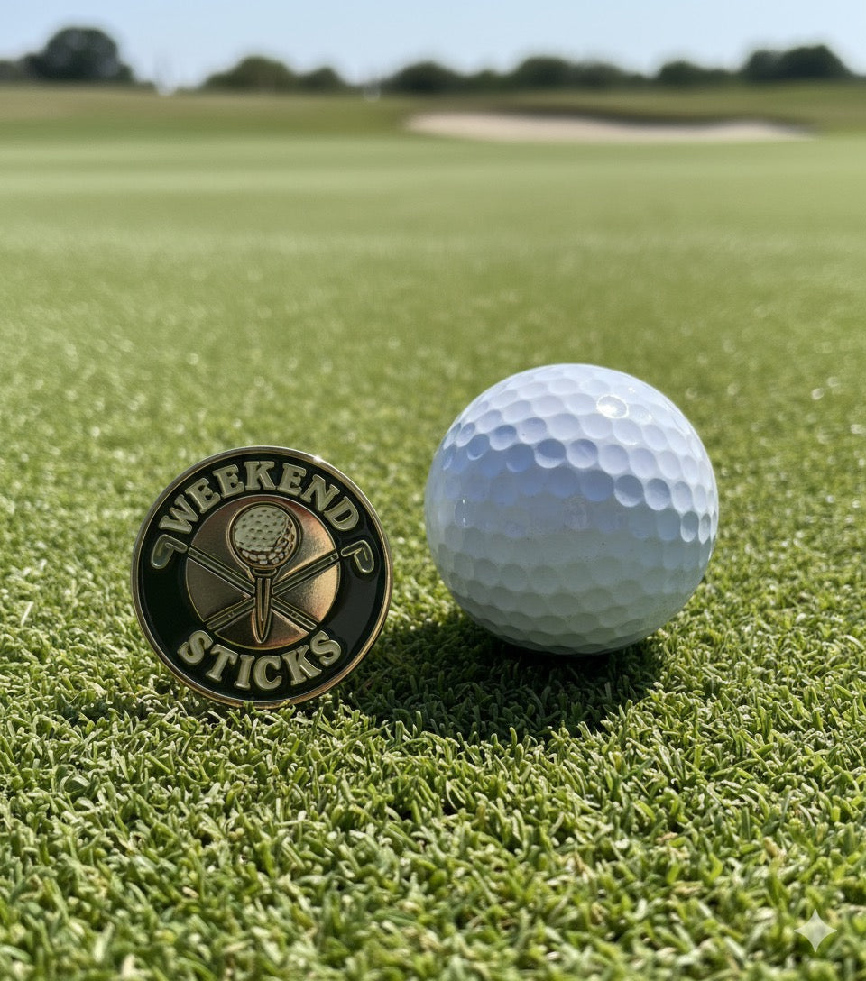 Gold Divot Tool & Ball Marker